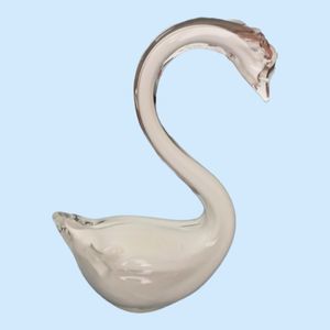 Vintage Murano Art Glass Clean Swan Bird Figurine